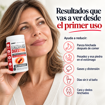 Enzimas Digestivas JOANAZ® | Apoyo natural para la digestión