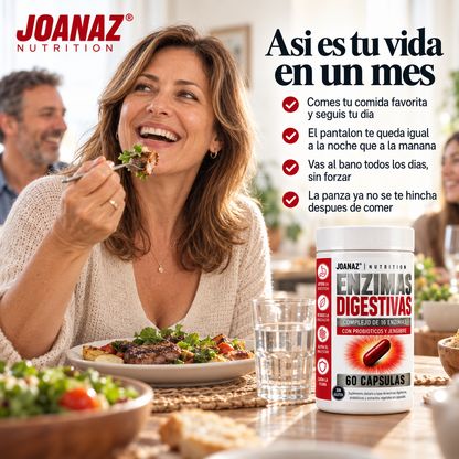 Enzimas Digestivas JOANAZ® | Apoyo natural para la digestión