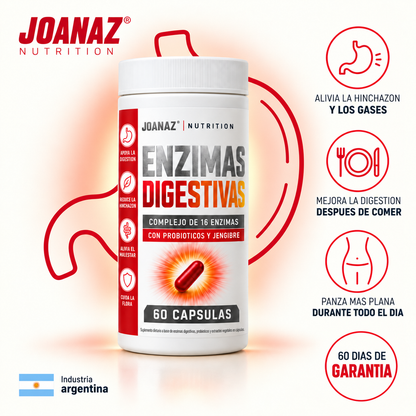 Enzimas Digestivas JOANAZ® | Apoyo natural para la digestión